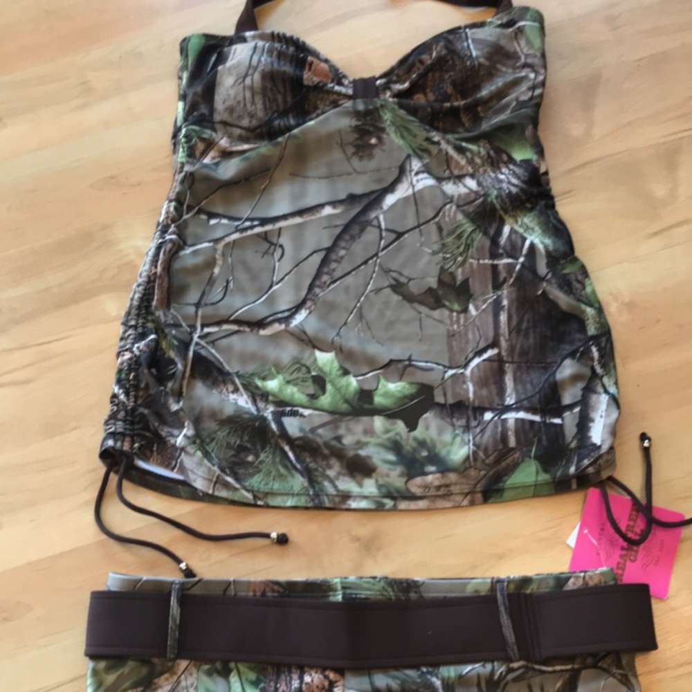 RealTree Girl Camo Two-Piece Swim Suit